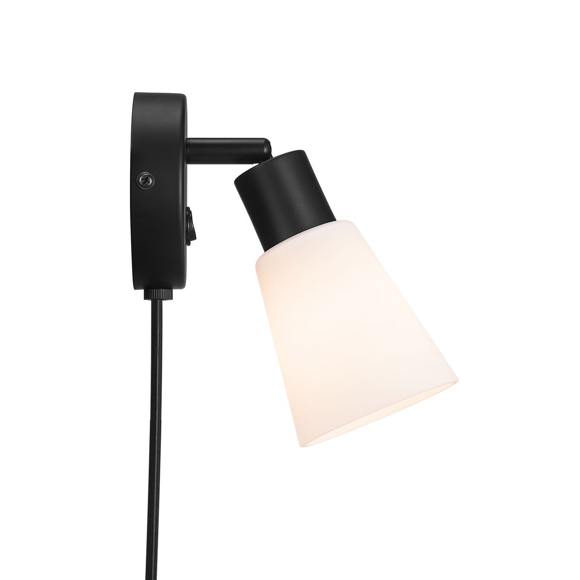 Cole Wandlampe E14 Schwarz