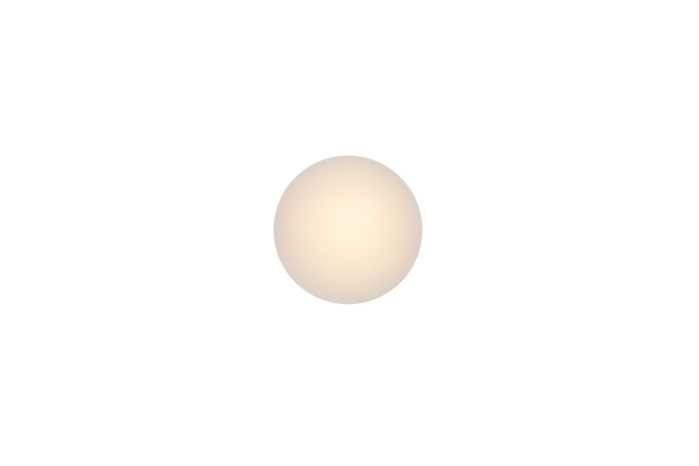 Montone Deckenlampe Badezimmerlampe Ø 18 cm Weiß