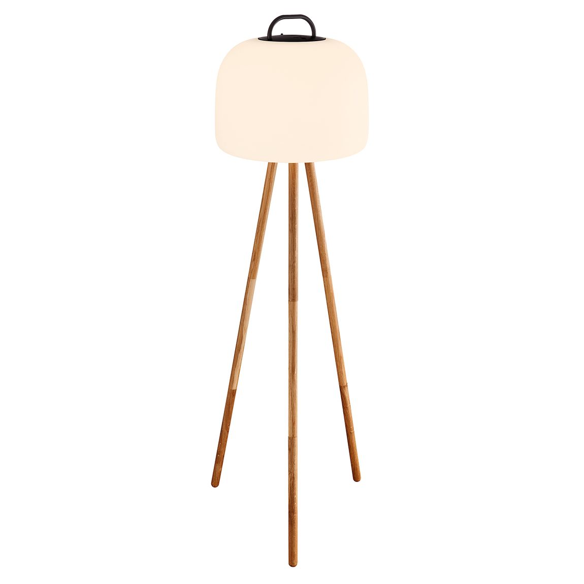 Lampenstativ Tripod für Kettle Gartenlampe Massivholz