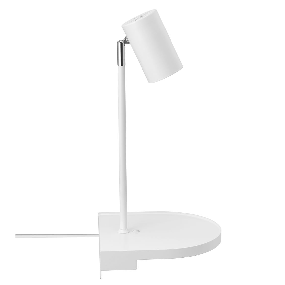 Cody Tischlampe Nachttischlampe Ø 6 cm Weiß - Voelpe