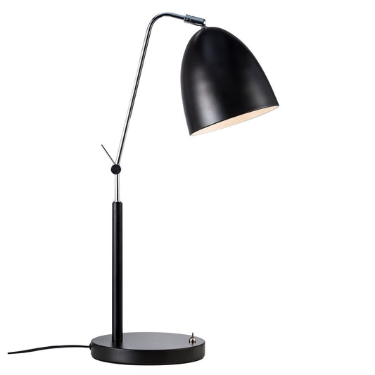 Alexander Tischlampe Ø 16 cm Leselampe Schwarz - Voelpe