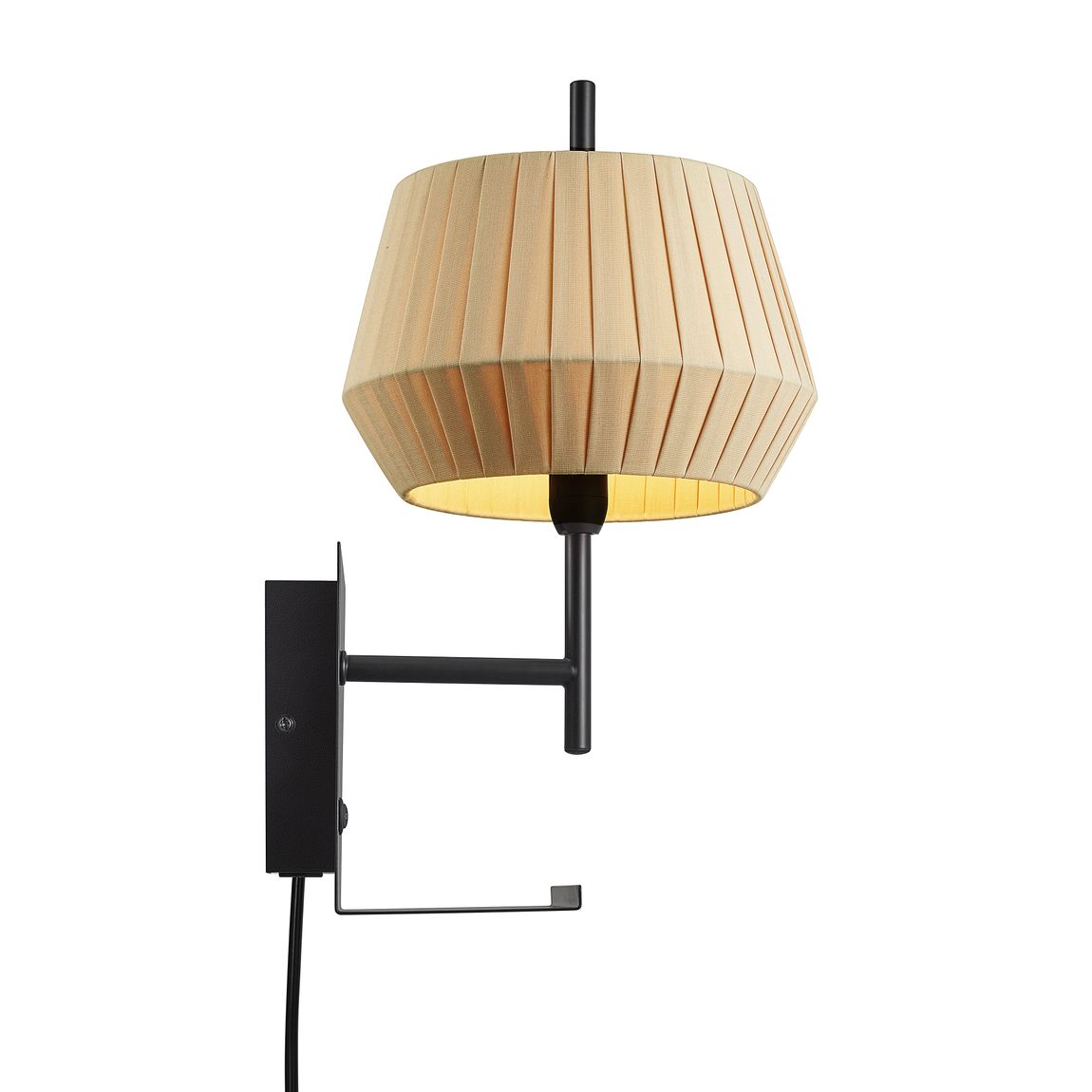 Dicte Wandlampe E14 Beige - Voelpe