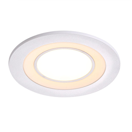 Clyde LED Einbaustrahler Ø 6,5 cm mit Moodmaker Dimmer Weiß