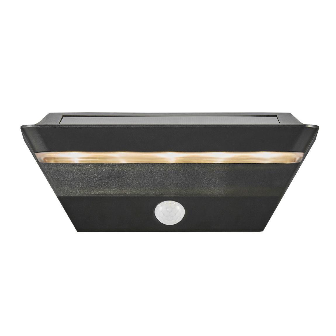 Agena Solar Wandlampe Schwarz
