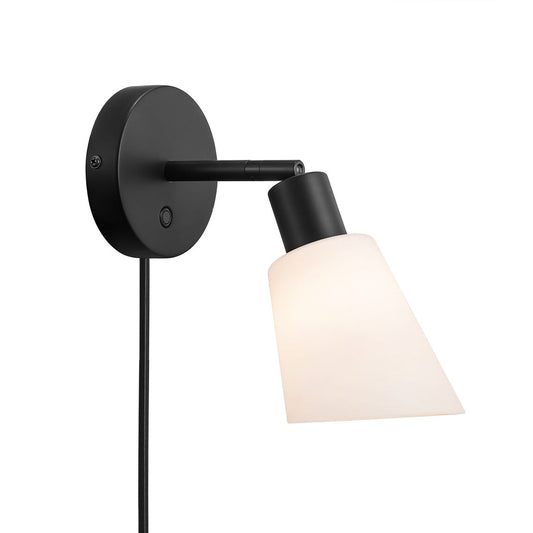 Molli Wandlampe E14 Schwarz - Voelpe