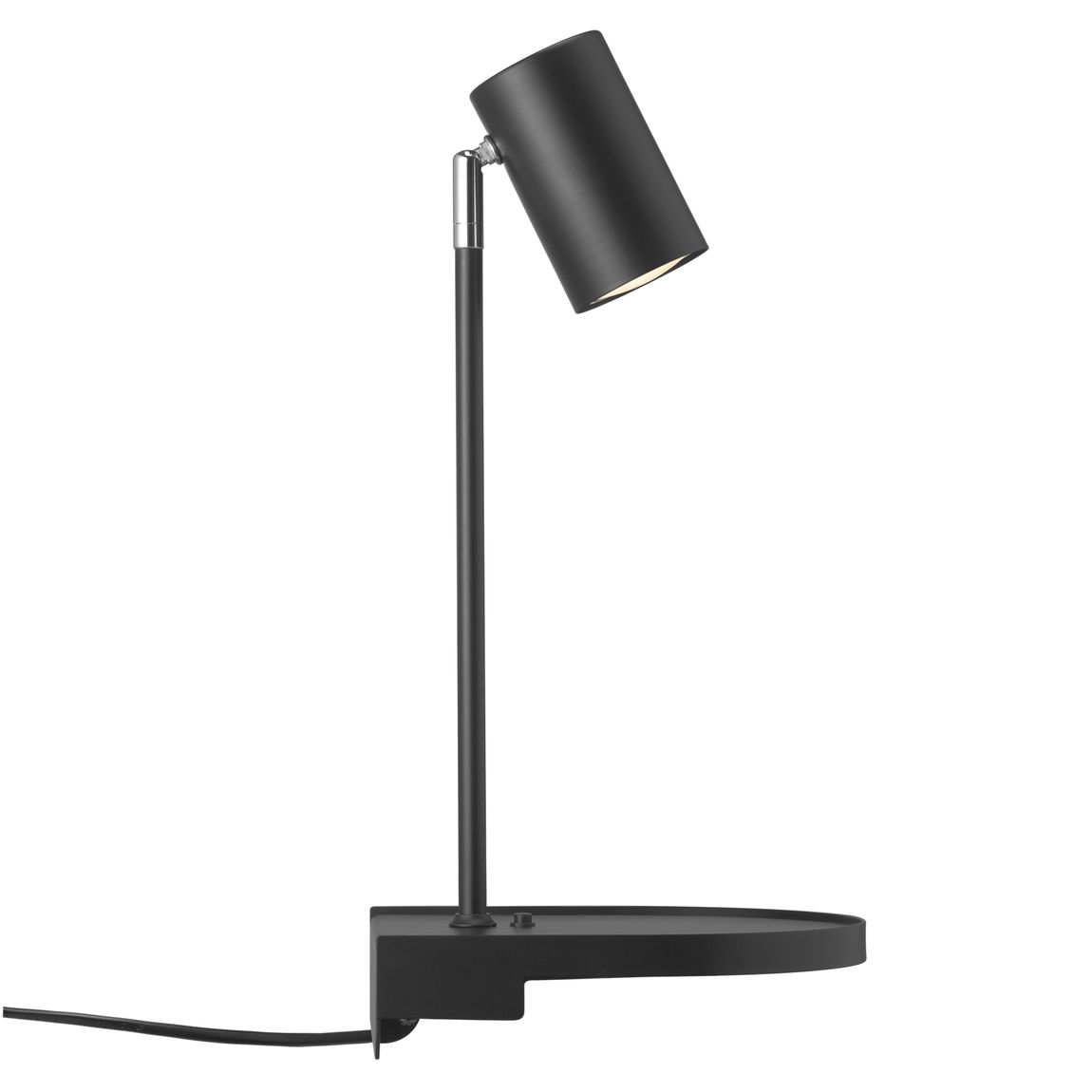 Cody Tischlampe Nachttischlampe Ø 6 cm Schwarz - Voelpe