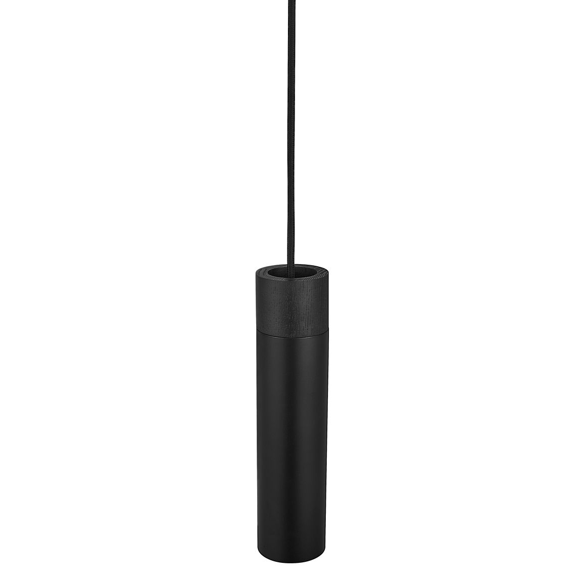 Tilo Hängelampe Esche/Metall Schwarz