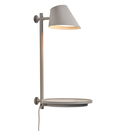 Stay Wandlampe Leselampe Ø 14,5 cm Grau - Voelpe