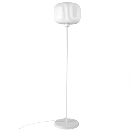 Milford Stehlampe Leselampe Ø 30 cm Weiß - Voelpe