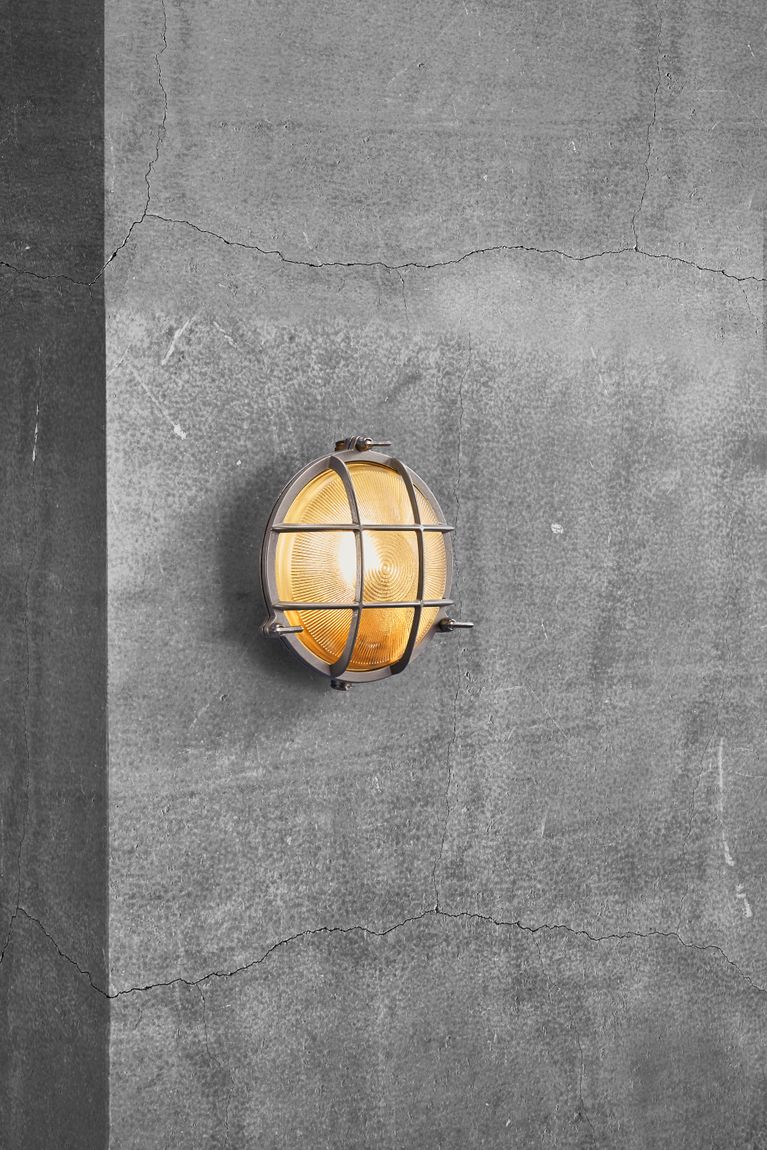 Polperro Wandlampe E27 Nickel