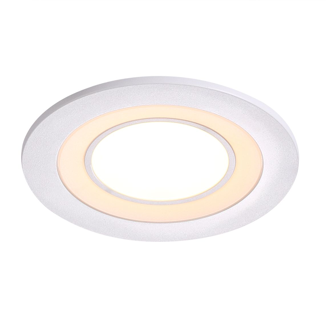 Clyde LED Einbaustrahler Ø 6,5 cm mit Moodmaker Dimmer Weiß - Voelpe