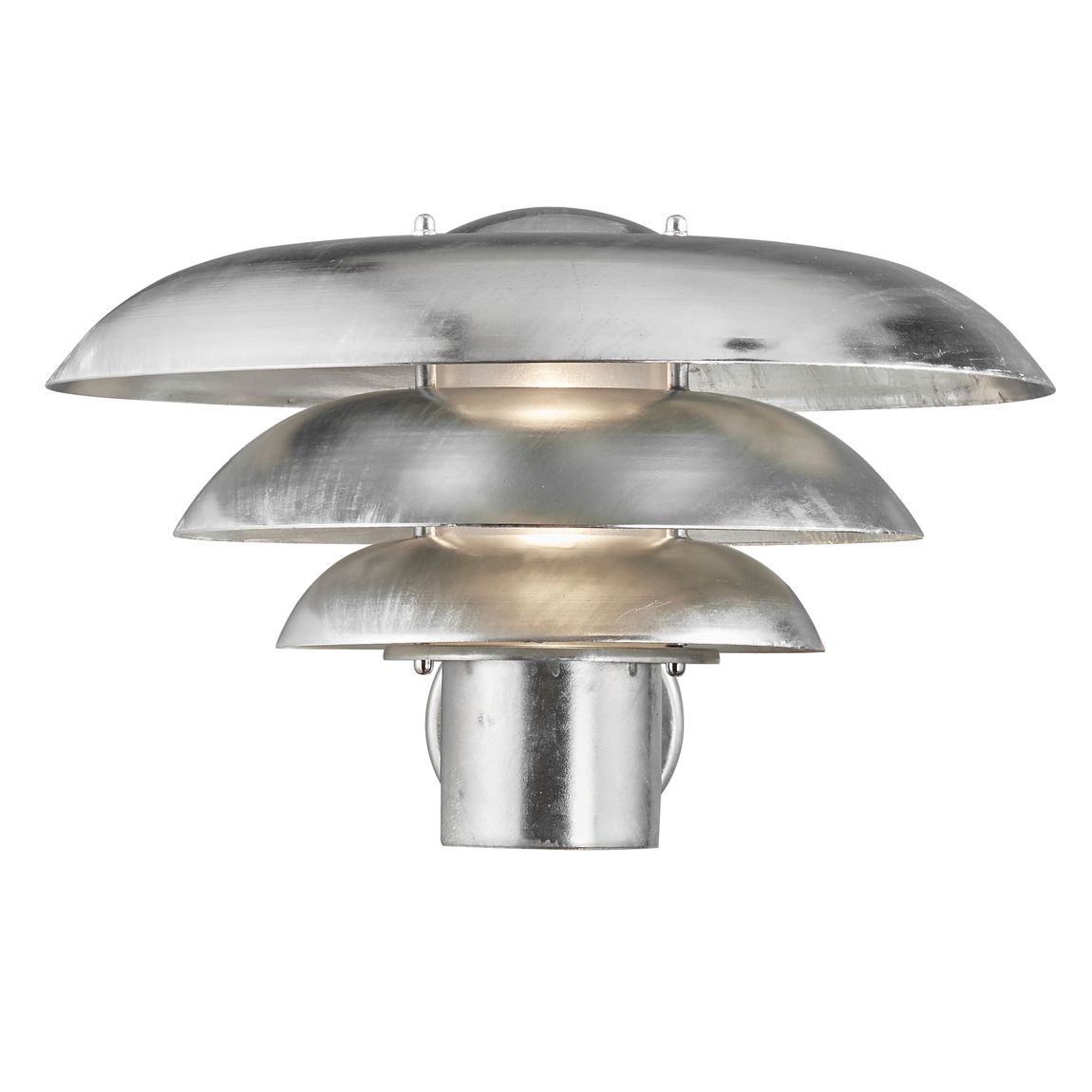Kurnos Wandlampe Ø 35 cm Outdoor Verzinkt