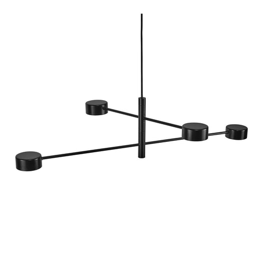 Clyde Hängelampe 320Â° Drehbar Esstischlampe Schwarz
