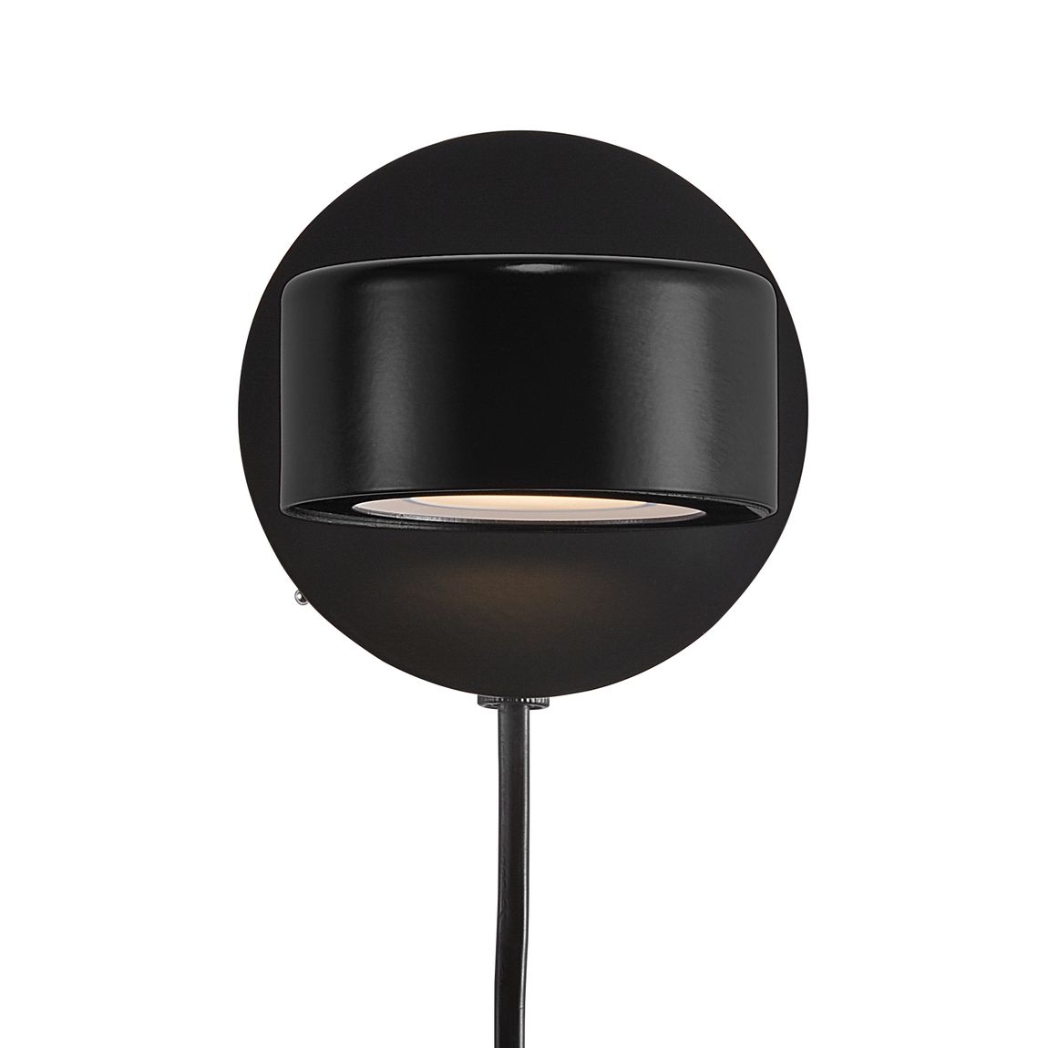 Clyde Wandlampe Ø 8,5 cm mit Moodmaker Dimmer Schwarz - Voelpe