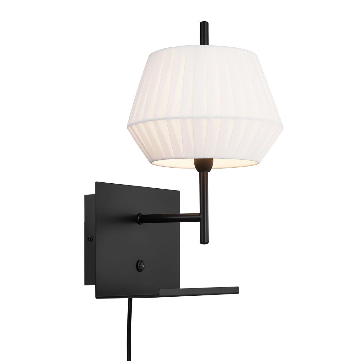 Dicte Wandlampe E14 Weiß - Voelpe