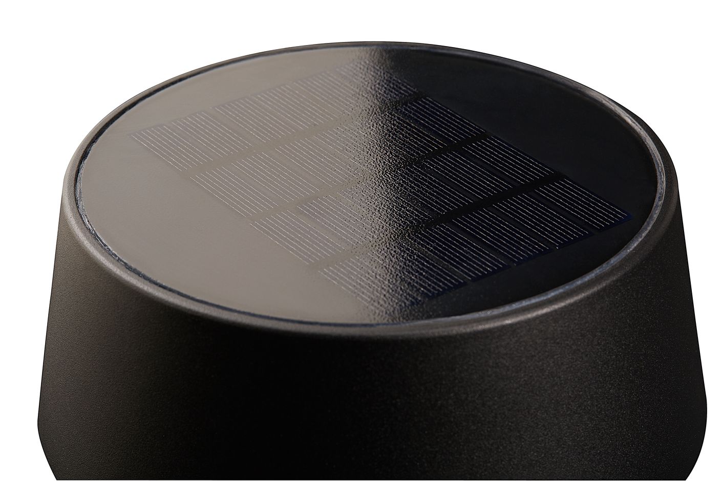 Nama Solarlampe Gartenlaterne Ø 17 cm Schwarz