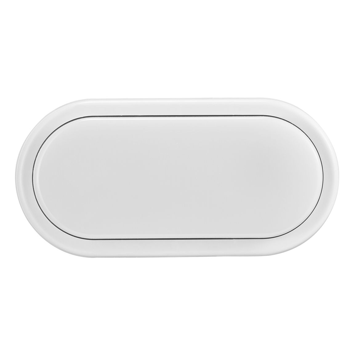 Cuba Bright oval Wandlampe LED Weiß