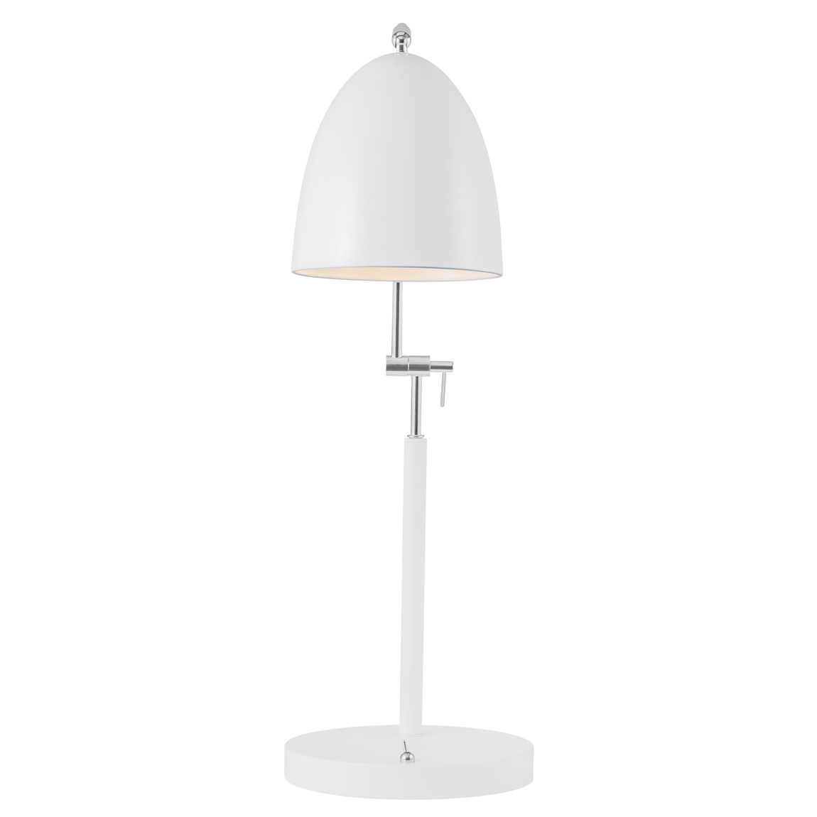 Alexander Tischlampe Ø 16 cm Leselampe Weiß - Voelpe