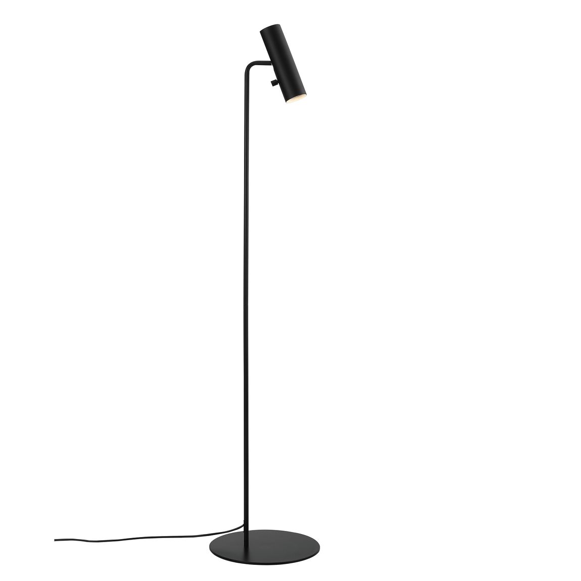 Mib Stehlampe Leselampe Ø 6 cm Schwarz - Voelpe