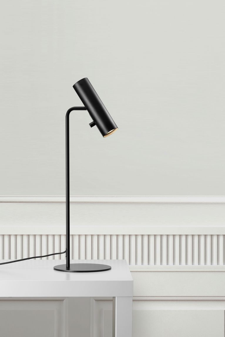 Mib Tischlampe Leselampe Ø 6 cm Schwarz