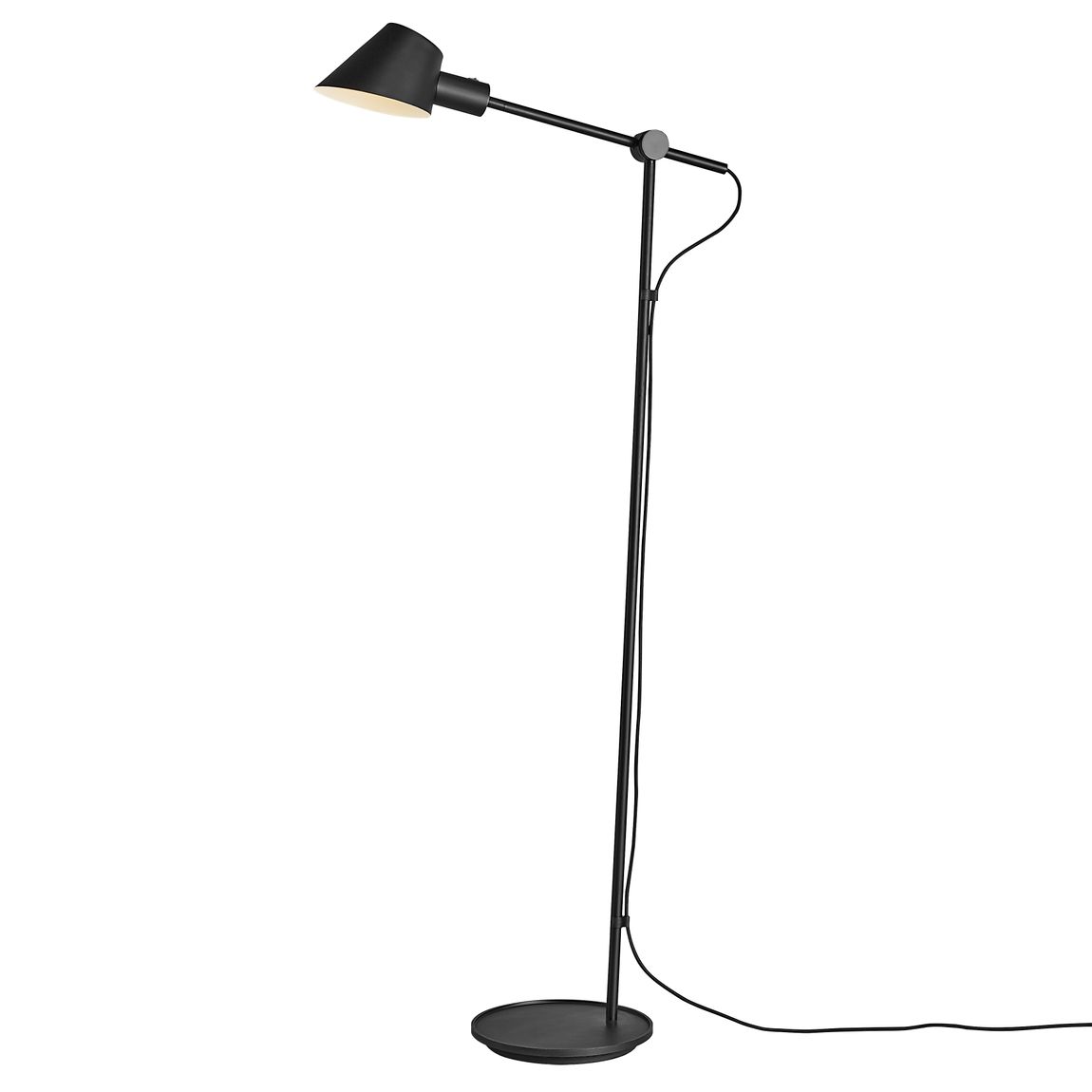 Stay Floor Wandlampe Leselampe Ø 15 cm Schwarz - Voelpe