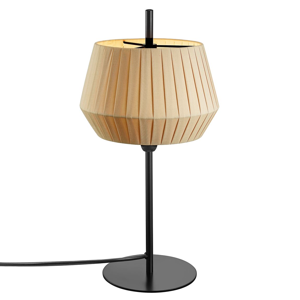 Dicte Tischlampe E14 Beige - Voelpe