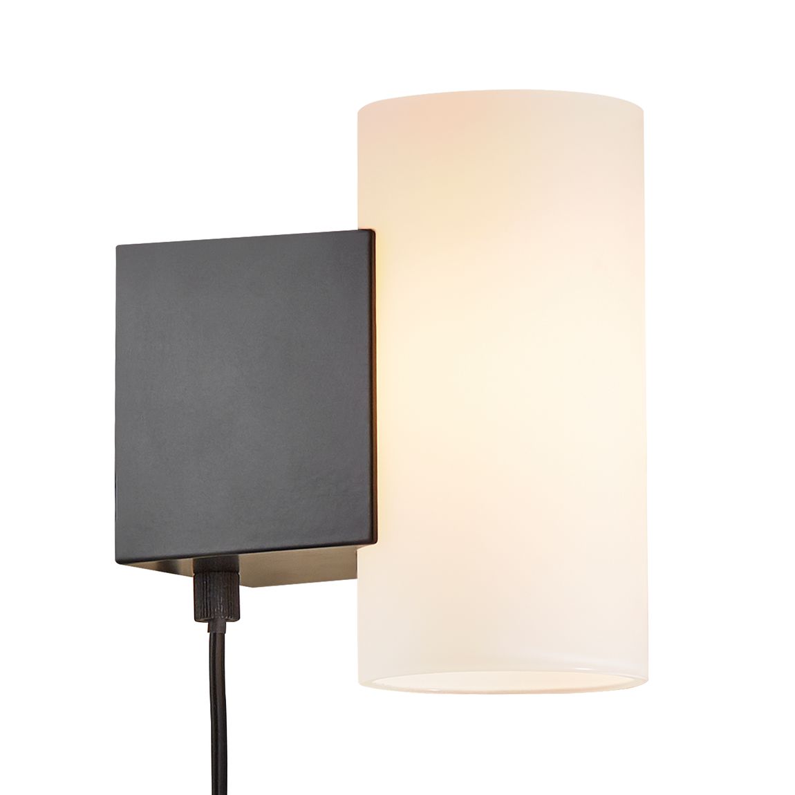 Mona Wandlampe Leselampe 16 x 8 cm Schwarz/Weiß