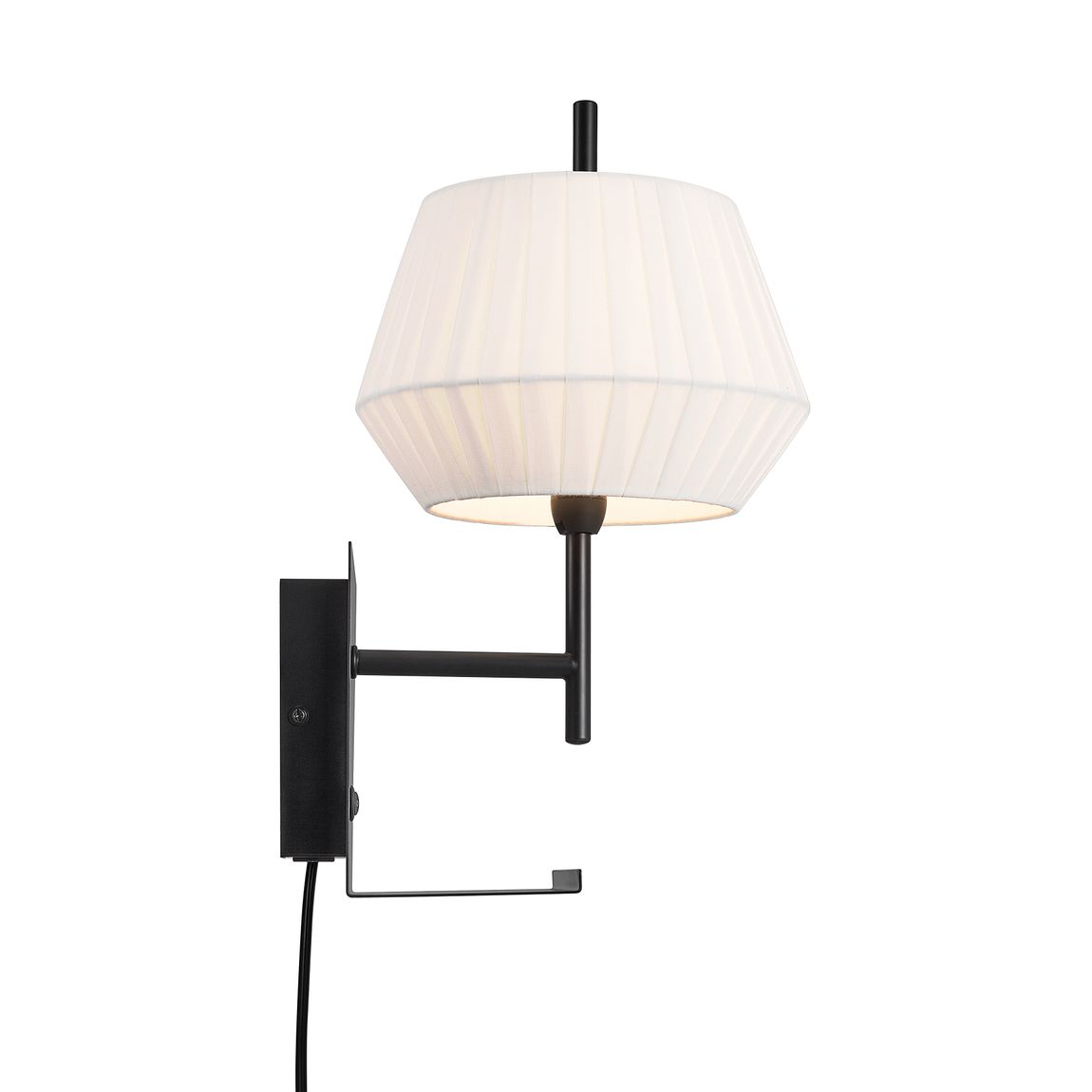 Dicte Wandlampe E14 Weiß - Voelpe