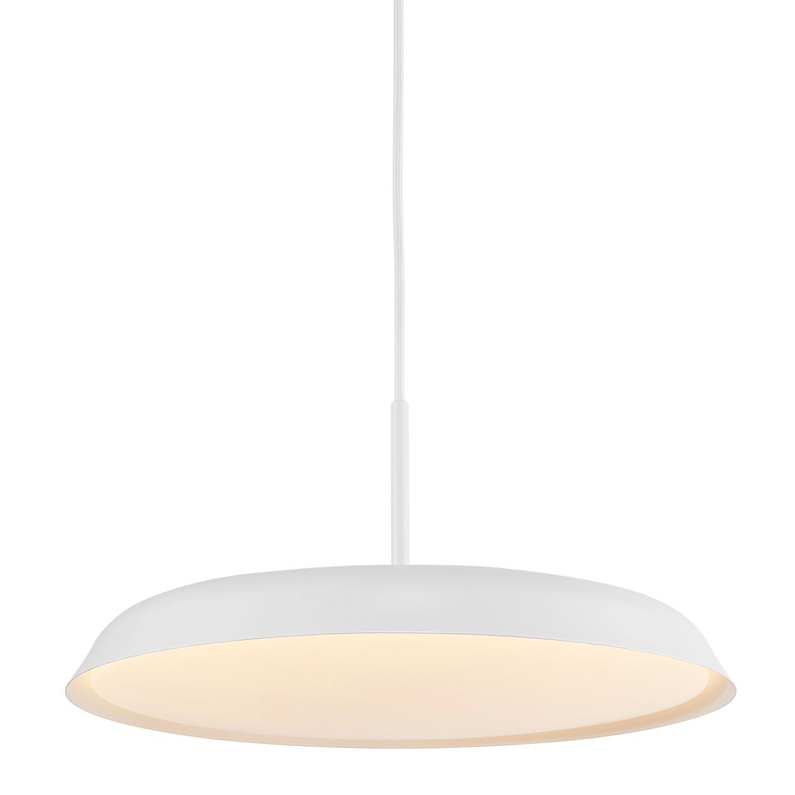 Piso Hängelampe Pendellampe Ø 36,5 cm Weiß