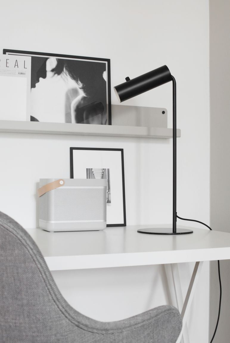 Mib Tischlampe Leselampe Ø 6 cm Schwarz