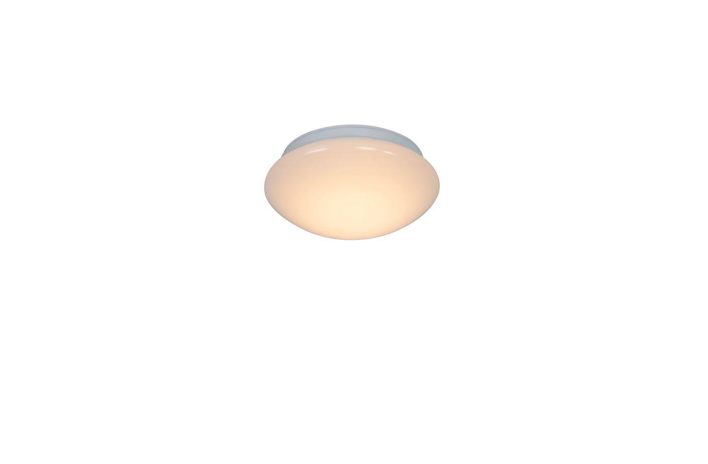 Montone Deckenlampe Badezimmerlampe Ø 18 cm Weiß - Voelpe