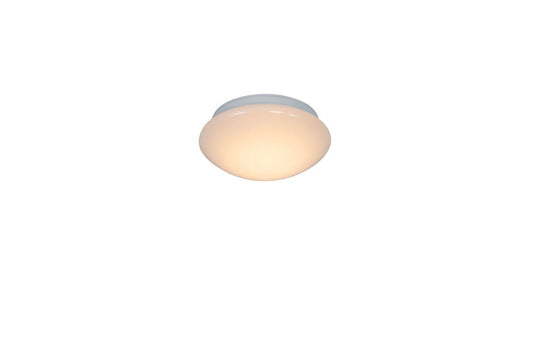 Montone Deckenlampe Badezimmerlampe Ø 18 cm Weiß - Voelpe