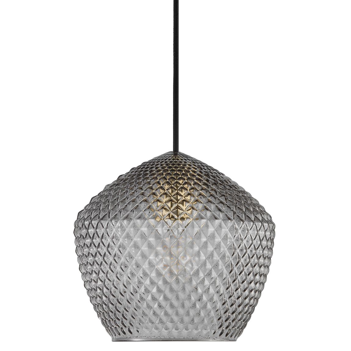 Orbiform Hängelampe Ø 23 cm Rauch / Messing