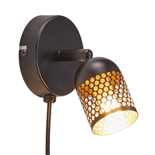 Alfred Wandlampe Spot Schwarz - Voelpe