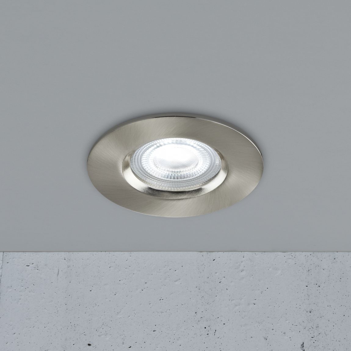 Don Smart LED Einbaustrahler Ø 8,5 cm Silber - Voelpe