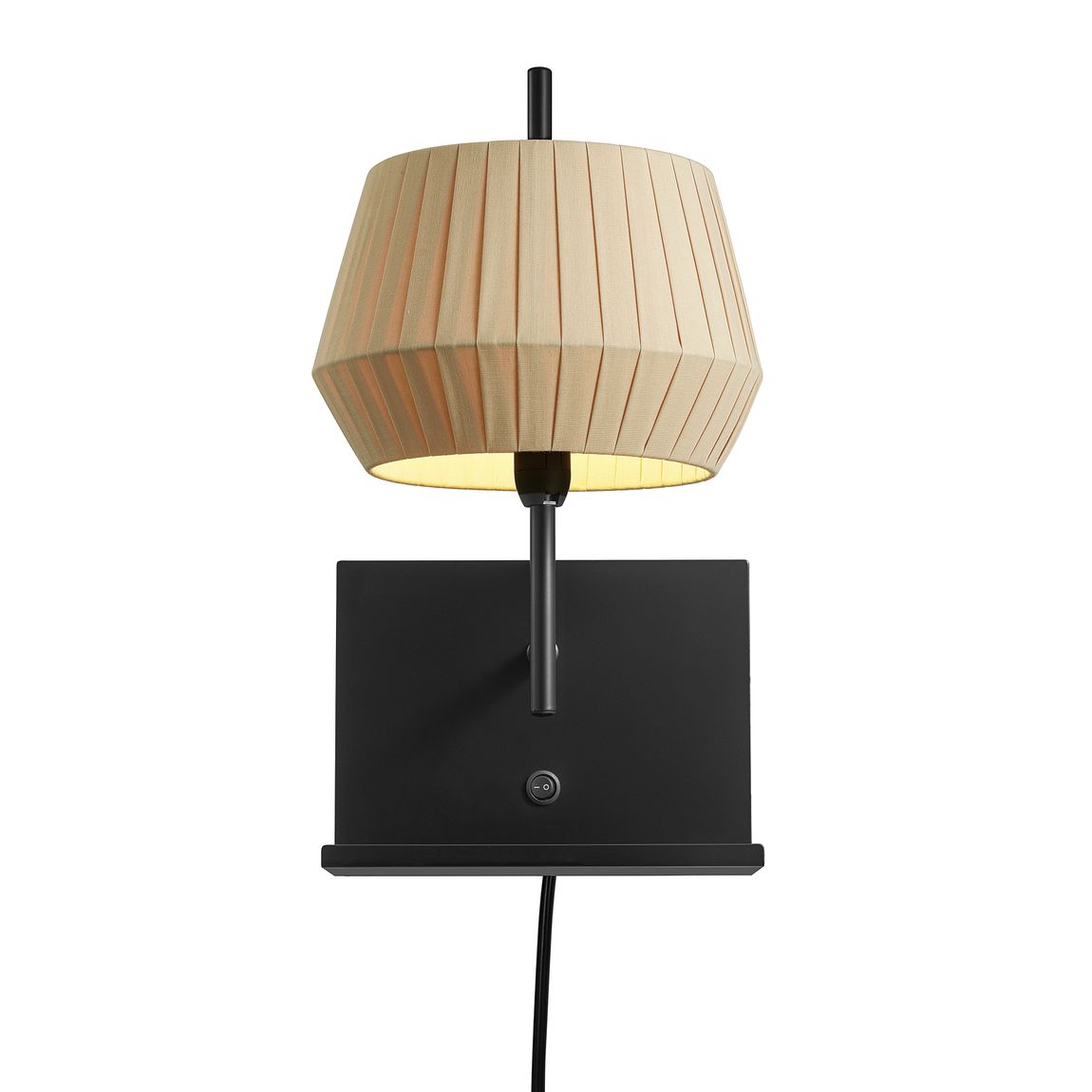 Dicte Wandlampe E14 Beige - Voelpe