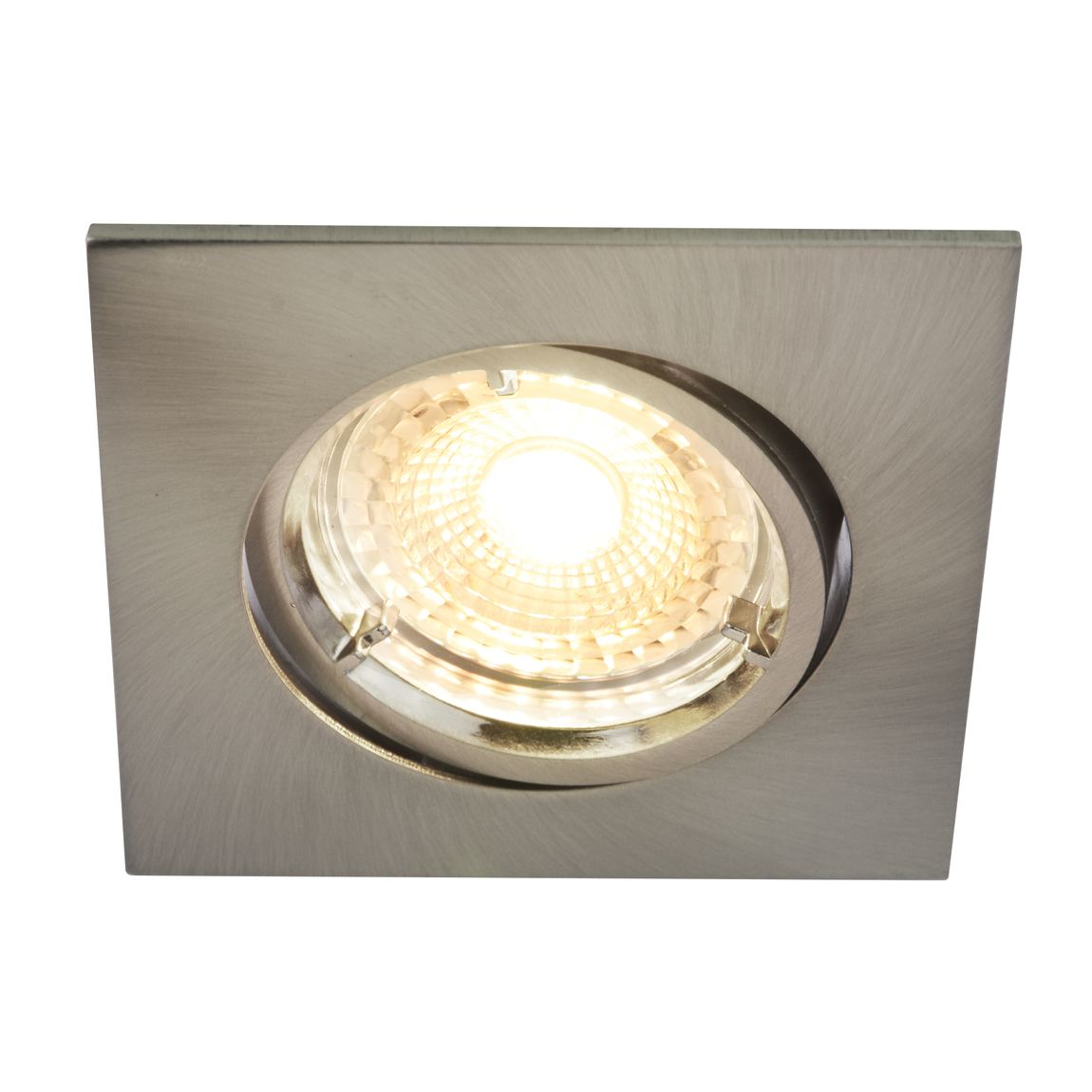 Carina Smart LED Einbauleuchte Eckig 3er-Set Silber - Voelpe