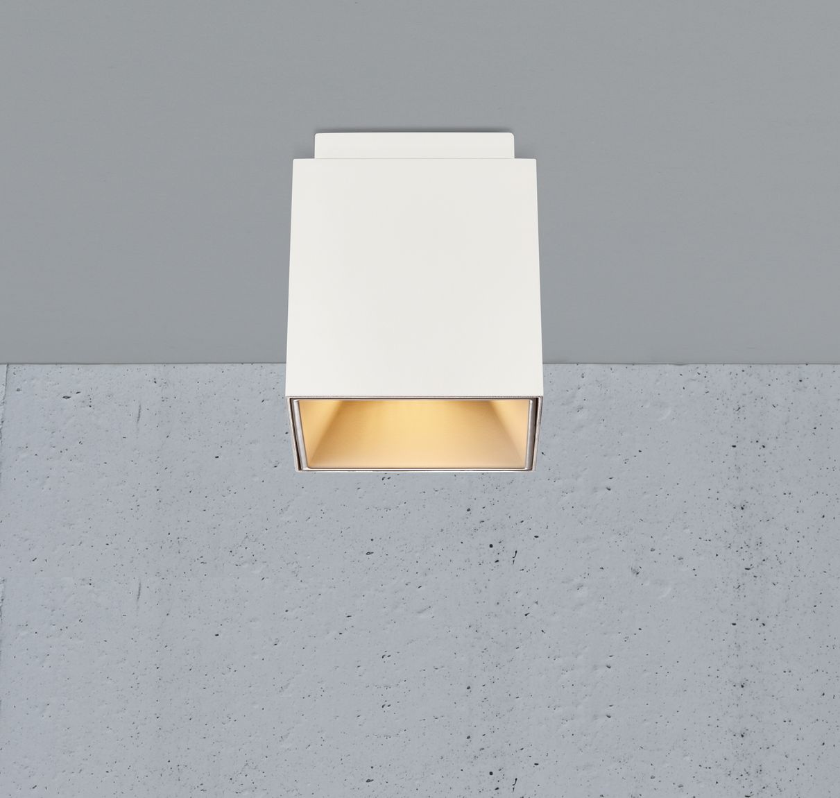 Ethan Anbauspot Deckenlampe 10,5 x 10,5 cm  Weiß Matt