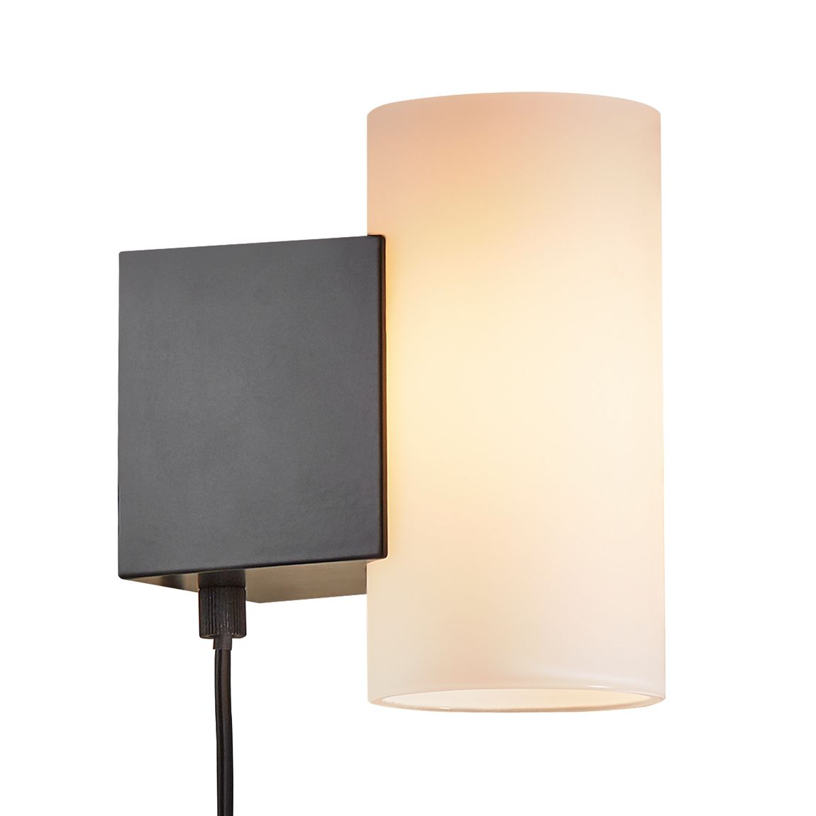 Mona Wandlampe Leselampe 16 x 8 cm Schwarz/Weiß