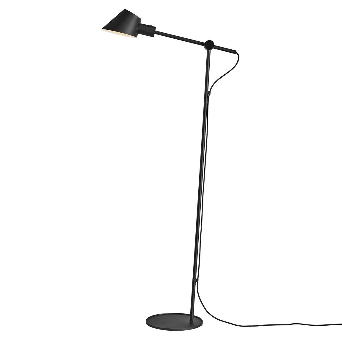 Stay Floor Wandlampe Leselampe Ø 15 cm Schwarz - Voelpe