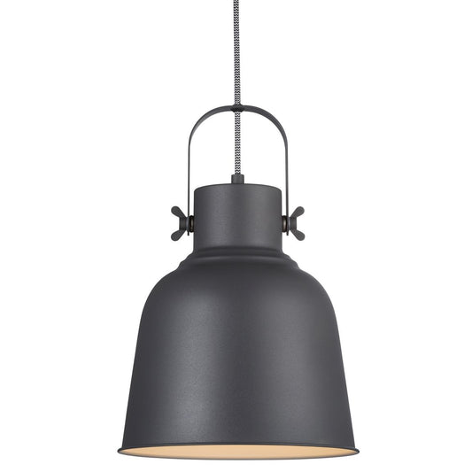 Adrain Pendellampe Hängelampe Ø25 cm Schwarz