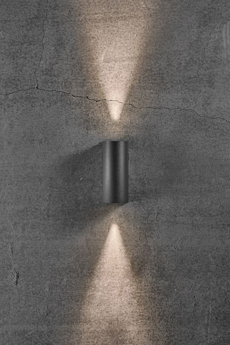 Asbol Wandlampe LED Schwarz