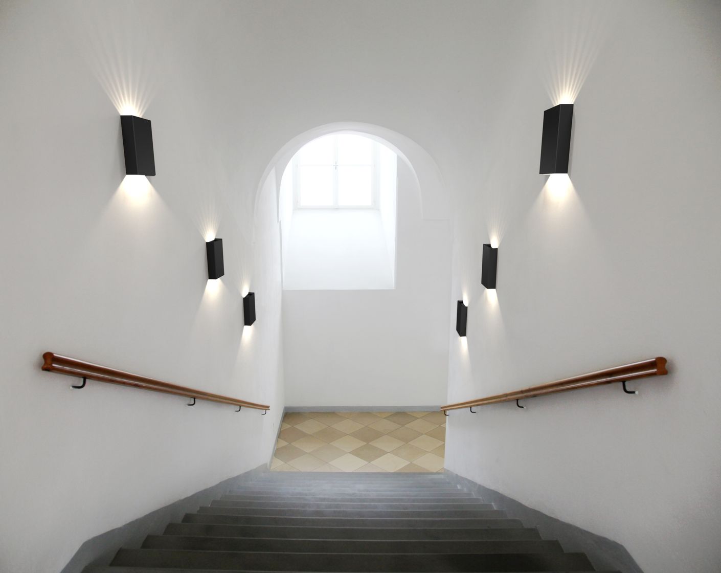 Fold Wandlampe LED 21 x 14,8 cm Schwarz