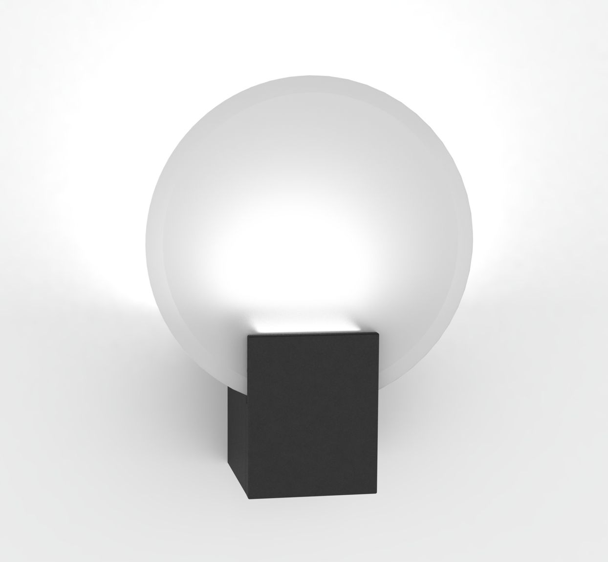 Hester Wandlampe LED Schwarz