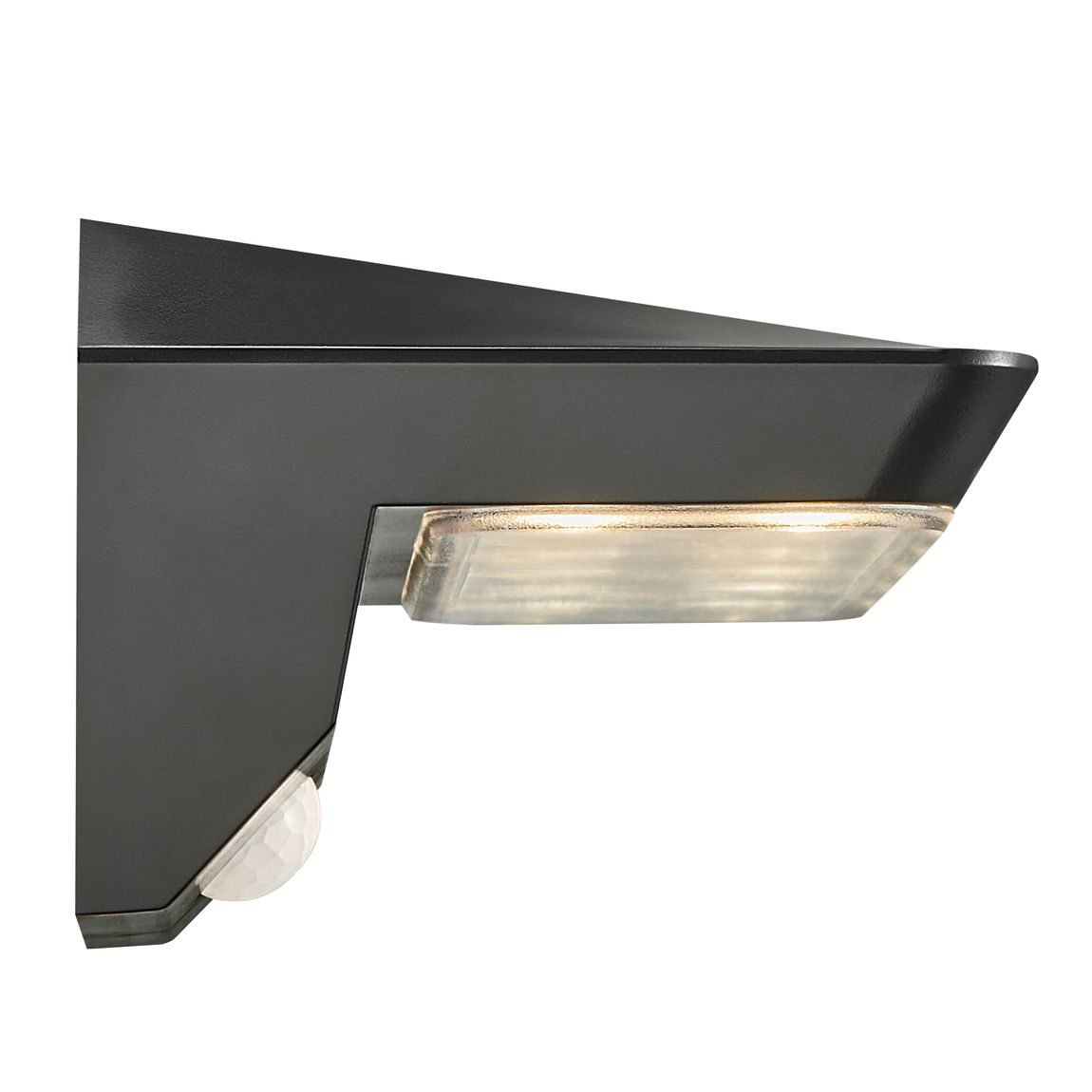 Agena Solar Wandlampe Schwarz