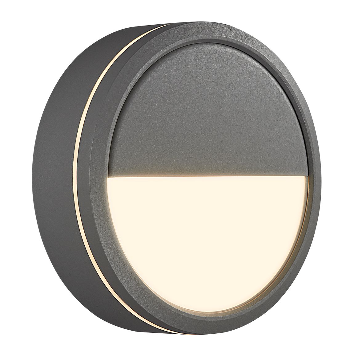 AVA Wandlampe Outdoor LED Bluetooth Grau / Opalweiß