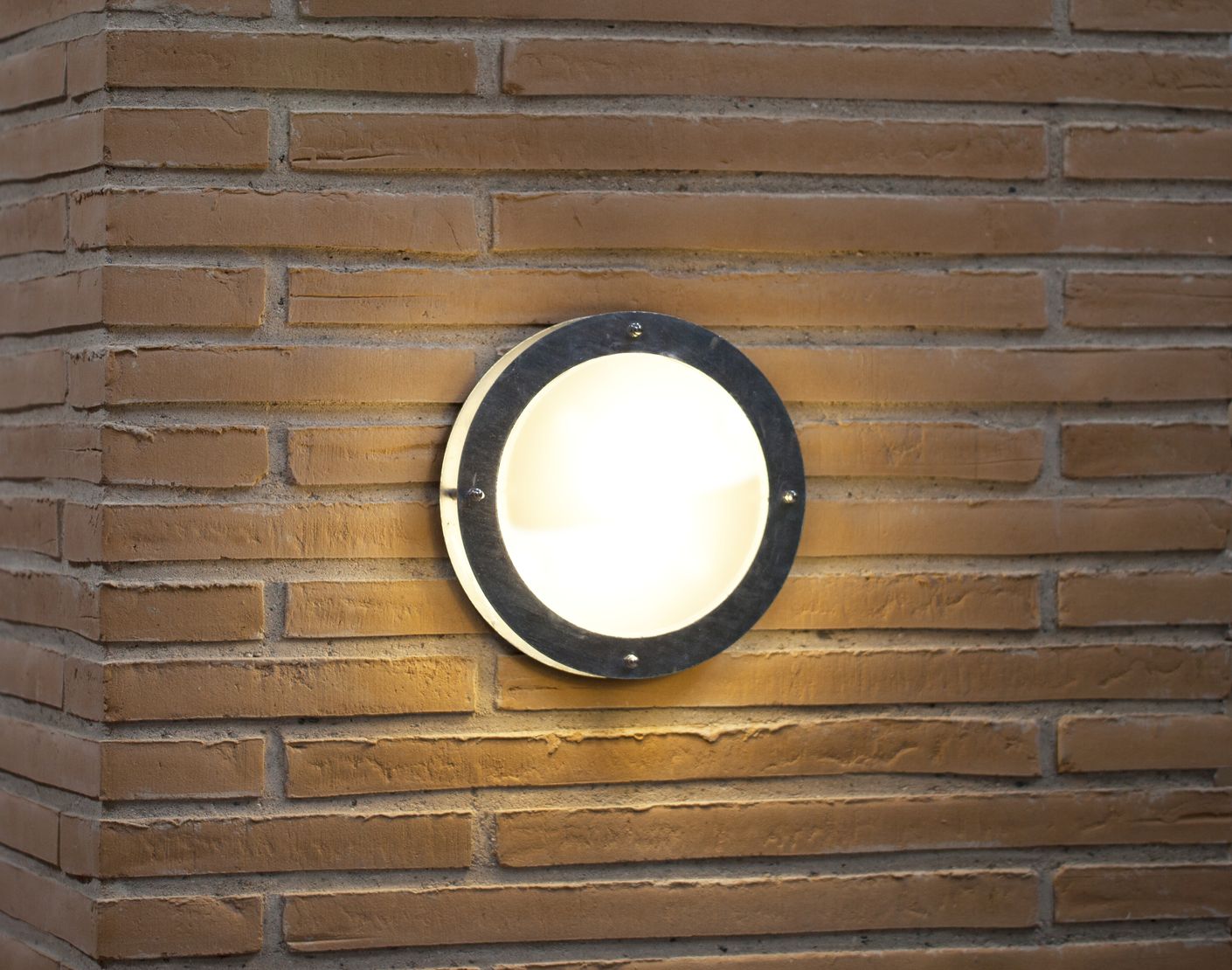 Malte Wandleuchte Ø 24 cm Outdoor verzinkt
