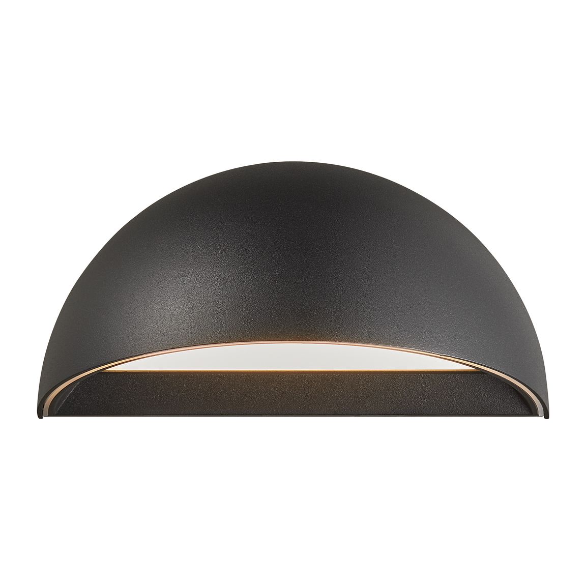 Arcus Wandlampe Outdoor LED Bluetooth Schwarz / Opalweiß
