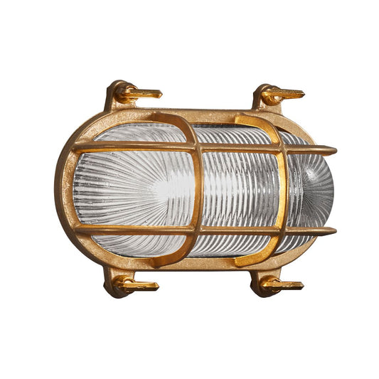 Helford Wandlampe Outdoor Messing