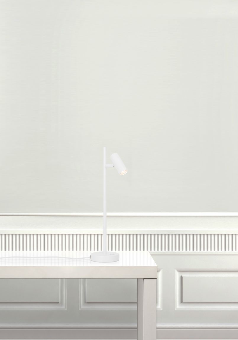 Omari Tischlampe LED Weiß